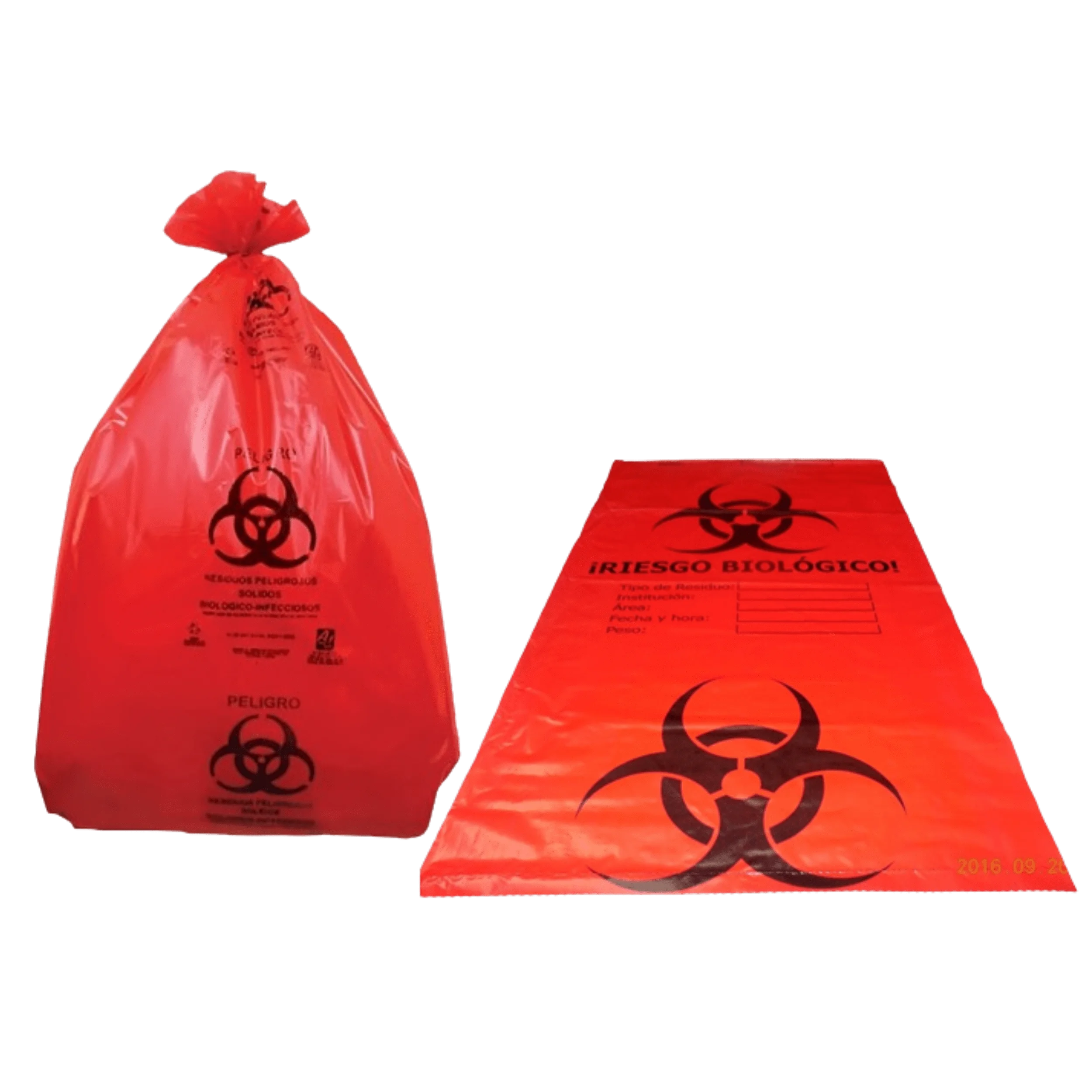 Bolsas para desechos toxicos