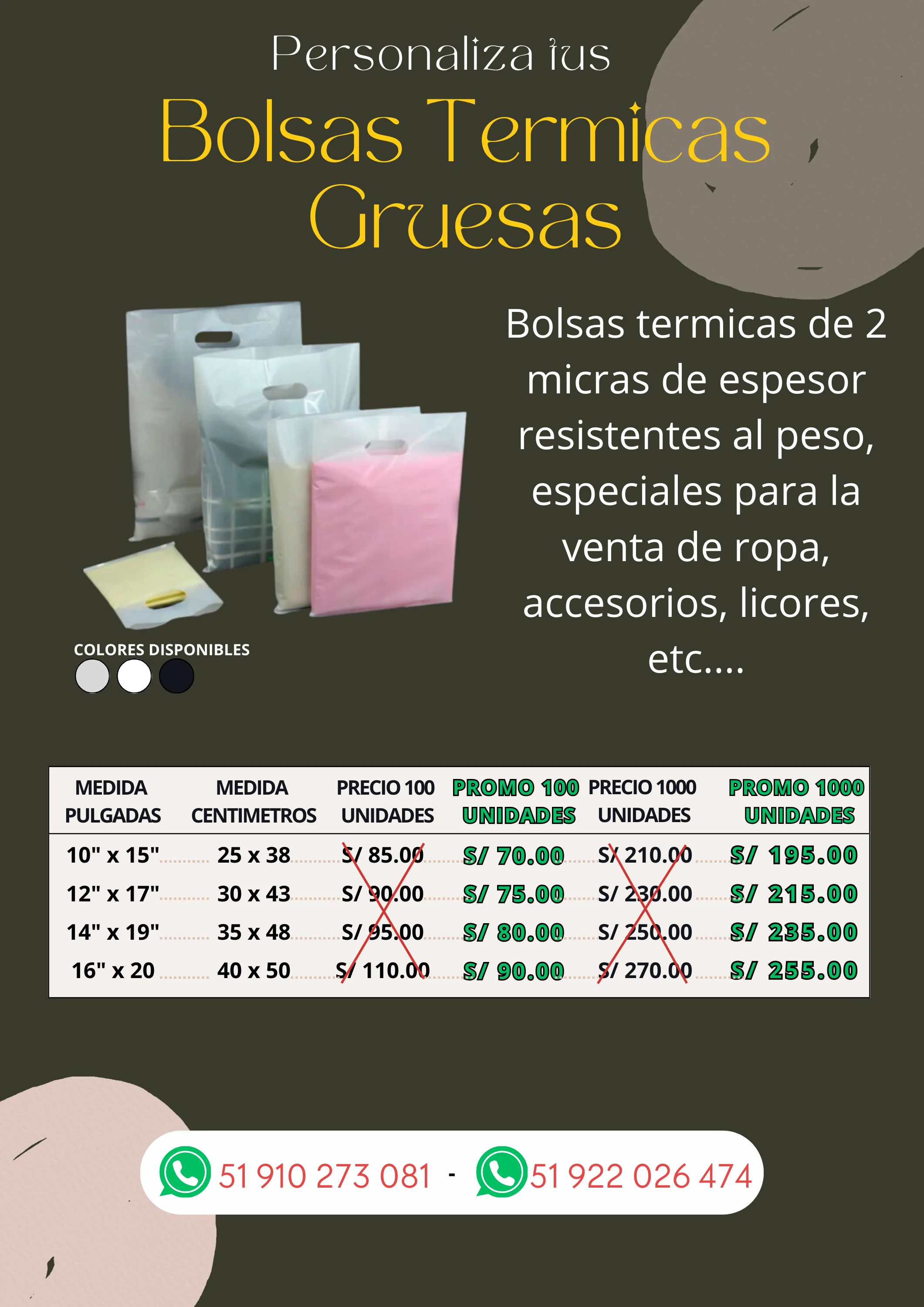 Bolsas Personalizadas
